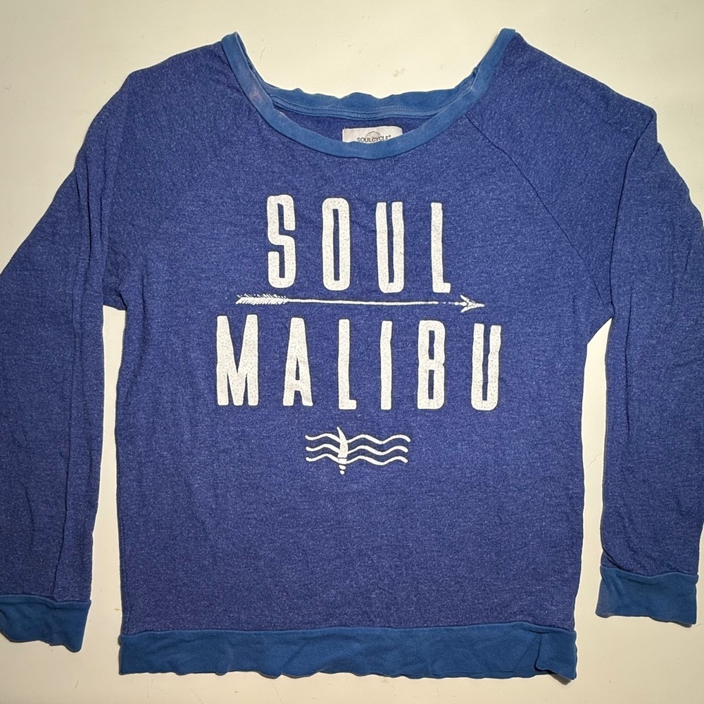 SoulCycle Malibu blue comfy long sleeve